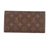 Louis Vuitton Emilie Long Wallet, back view